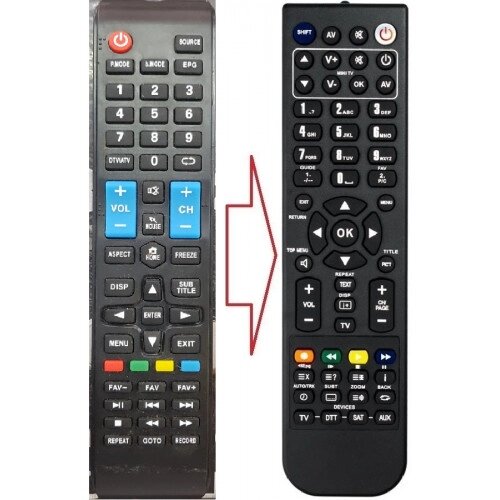 Пульт для телевізора SAMSUNG CHINA TV 08F7 MOUSE (аналог) від компанії Інтернет-магазин "Pulti.shop" - фото 1