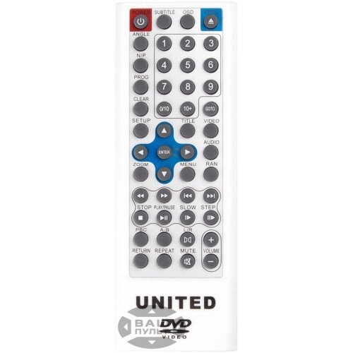 Пульт для UNITED DVD-7074 від компанії Інтернет-магазин "Pulti.shop" - фото 1