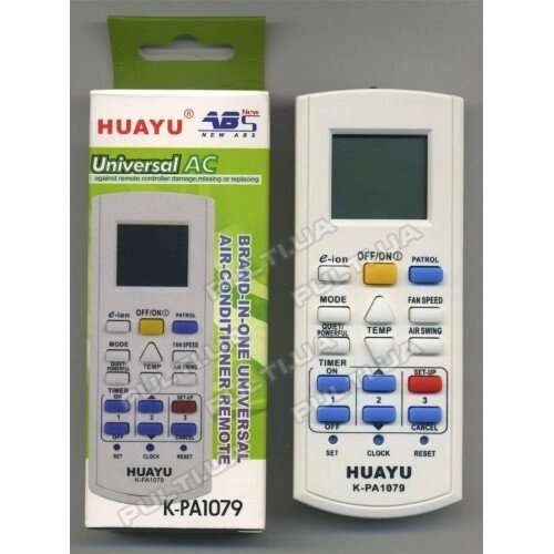 Універсальний пульт HUAYU для кондиціонера PANASONIC KT-PA1079 від компанії Інтернет-магазин "Pulti.shop" - фото 1