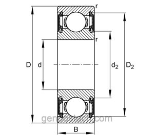 Підшипник 180304 (6304-2rsн) SKF/швеція