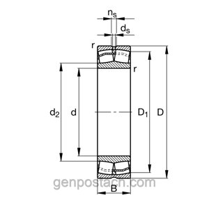 Підшипник 3517 н (22217 MW33) GPZ 11