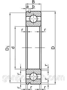 Підшипник 5-106 (6006 Р5) GPZ 2