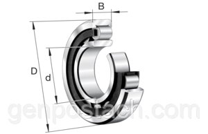 Підшипник NU 311 еcp (32311 E) SKF/швеція