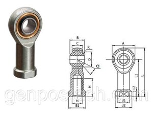 Підшипник SR 35 S1 (KD355270/NTN, ST355270/IKO, TIU35, SKL35, RTUEY35) NSK/японія