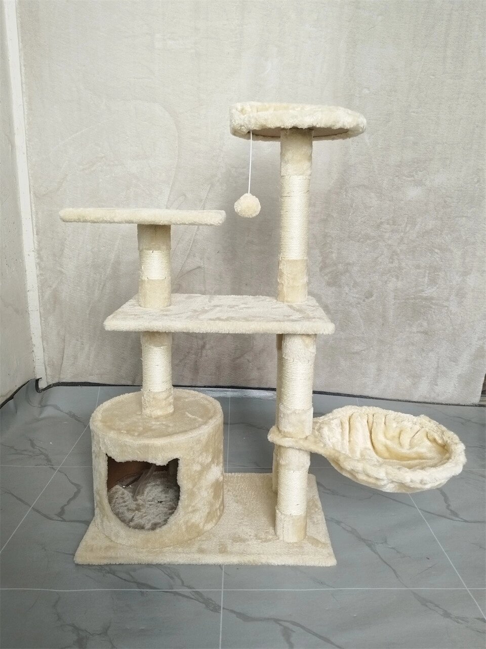 Когтеточка, будиночки, дряпка для кішок Avko CatTree 1306 Beige від компанії Інтернет магазин "Дім-сад" - фото 1