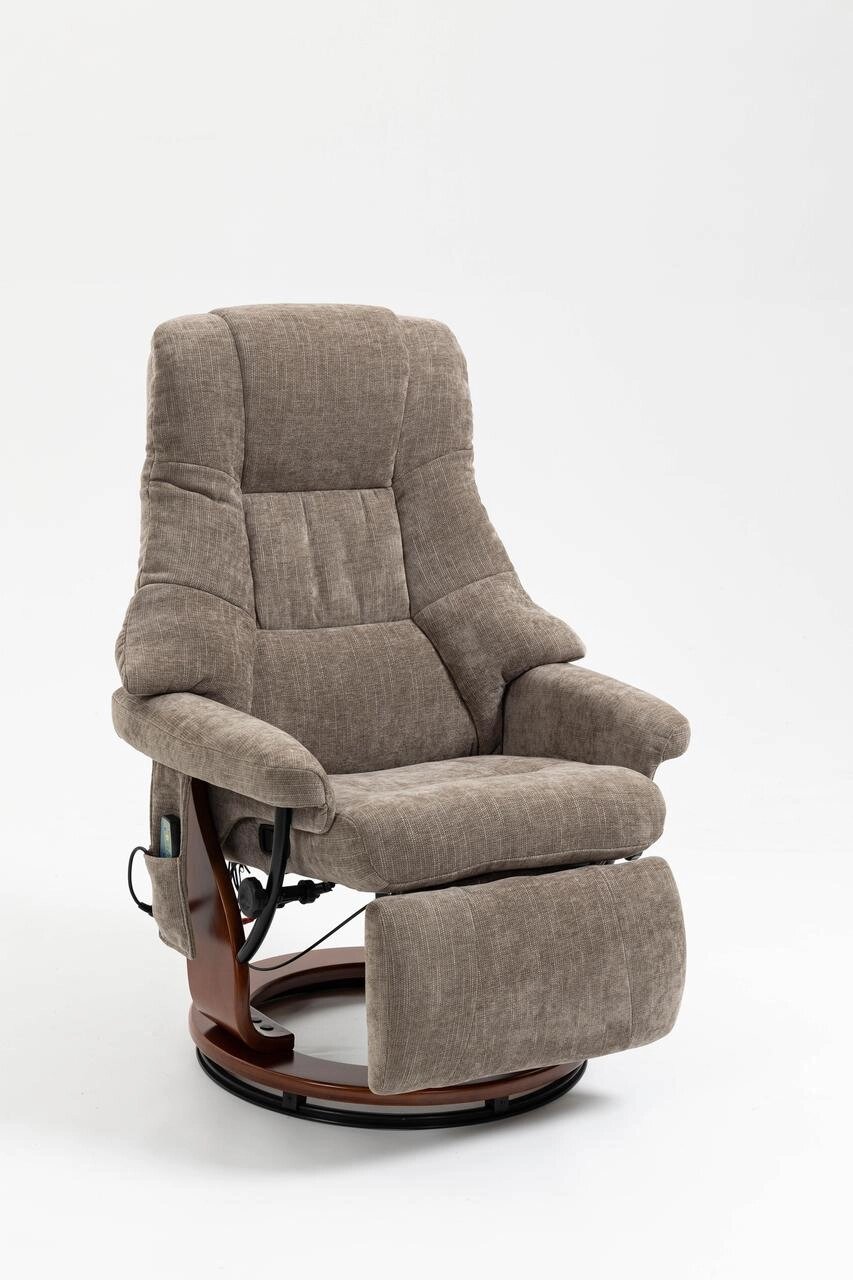 Крісло для відпочинку Avko Style ARMH 002 Cappuccino з масажем, підігрівом і вбудованою підставкою для ніг від компанії Інтернет магазин "Дім-сад" - фото 1