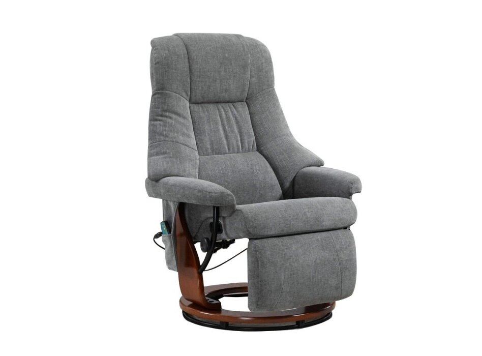 Крісло для відпочинку Avko Style ARMH 004 Grey з масажем, підігрівом і вбудованою підставкою для ніг від компанії Інтернет магазин "Дім-сад" - фото 1