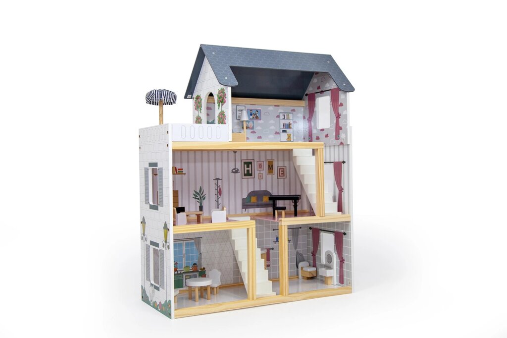 Ляльковий будиночок ігровий AVKO Вілла Толедо від компанії Інтернет магазин "Дім-сад" - фото 1