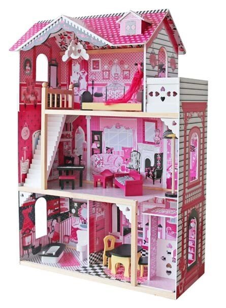Ляльковий будиночок ігровий для Барбі AVKO Вілла Барселона, ліфт, лялька від компанії Інтернет магазин "Дім-сад" - фото 1