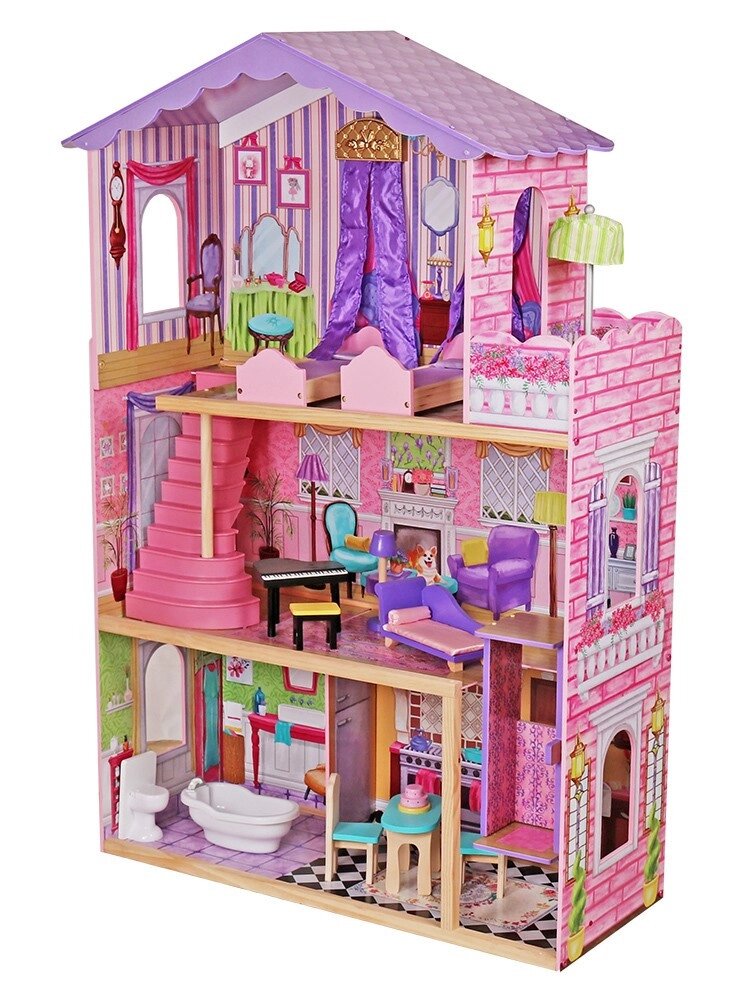 Ляльковий будиночок ігровий для Барбі  AVKO Вілла Магнолія від компанії Інтернет магазин "Дім-сад" - фото 1