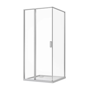 Скляна душова кабіна AVKO Glass RDR13B, 90х90х190 Chrome