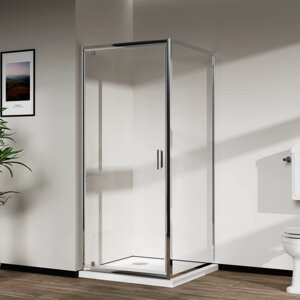 Скляна душова кабіна AVKO Glass RDJ06 90x90x190 Chrome