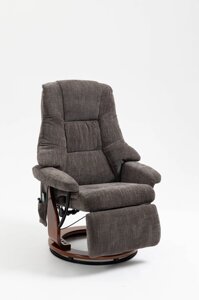 Крісло для відпочинку Avko Style ARMH 003 Brown з масажем, підігрівом і вбудованою підставкою для ніг