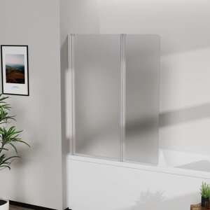 Скляна шторка для ванни AVKO Glass RDW02-J2 60+40x140 Silver