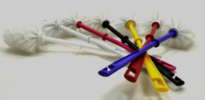 Йоржик для унітаза "середній" з пластмасовою ручкою (різні кольори ручки)