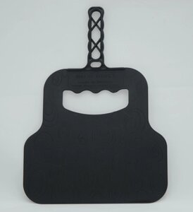 Лопатка-веєр для роздування вугілля зі зручною ручкою 30 см х 21 см (чорний колір)