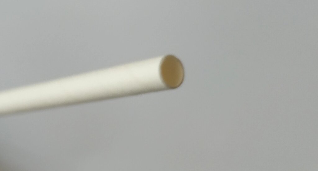 Паперова еко трубочка для напоїв: L 190мм Ø 6 мм, в упаковці (кол. білий) від компанії ТОВ "Магія Пласт" - фото 1
