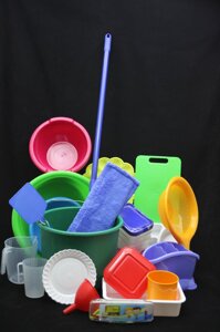 Пластикова продукція: госптовари з полімерних та комбінованих матеріалів