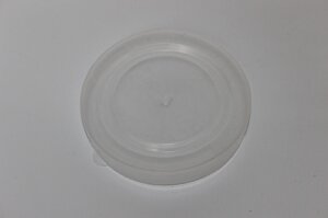Пластмасова поліетиленова кришка на скляну банку Ø 8 см (натуральний колір)