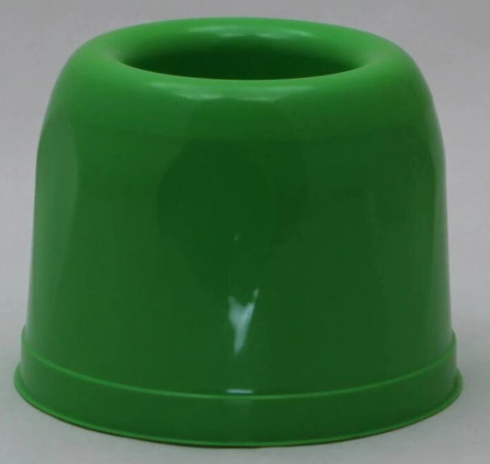 Пластикова кругла підставка під йоржик для унітаза (салатовий колір) від компанії ТОВ "Магія Пласт" - фото 1