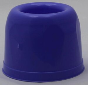 Пластикова кругла підставка під йоржик для унітаза (блакитний колір)