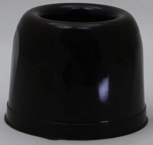 Пластикова кругла підставка під йоржик для унітаза (коричневий колір)