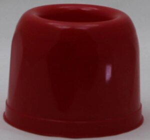 Пластикова кругла підставка під йоржик для унітаза (червоний колір)