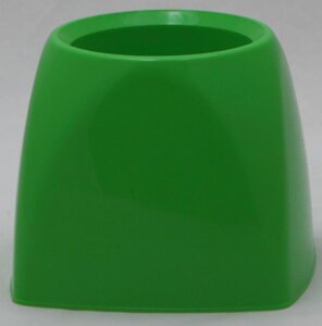 Пластикова квадратна підставка під йоржик для унітаза (колір салатовий)