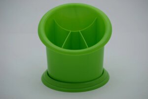 Пластикова підставка-сушарка для столових приборів "Пенек"салатовий колір)