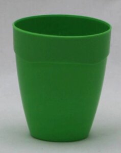 Пластикова склянка 150 мл "пікнік" з обідком із зовнішнього боку (різні кольори)