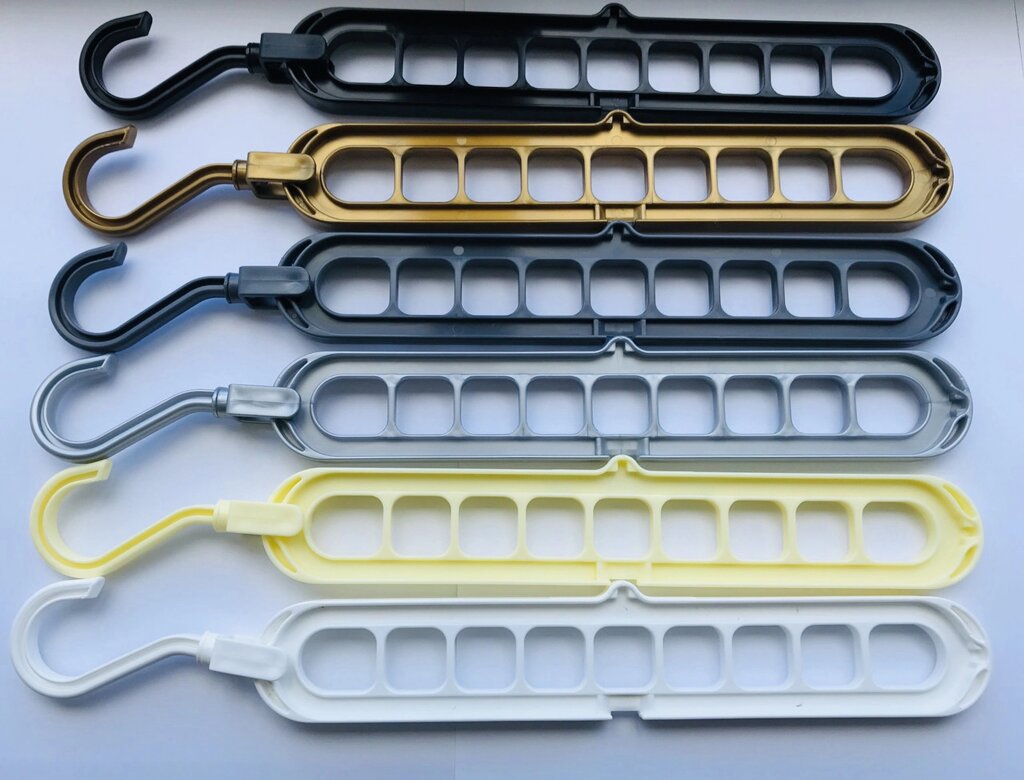 Пластмасовий вішак-трансформер: органайзер для шарфів, ременів, кісок (різні кольори) від компанії ТОВ "Магія Пласт" - фото 1