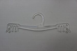 Пластмасові плічка для чоловічої та дитячої спідньої білизни 21 см (натуральний колір)