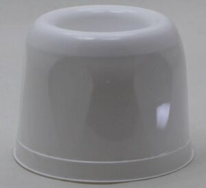 Пластикова кругла підставка під йоржик для унітаза (білий колір)