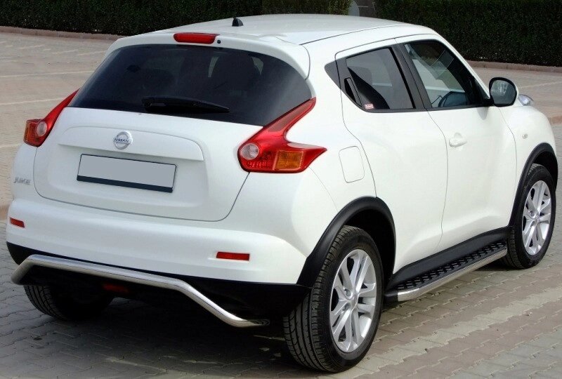 Бокові пороги BlackLine (2 шт, алюміній) для Nissan Juke 2010-2019 рр від компанії Digital Designs Ukraine - фото 1