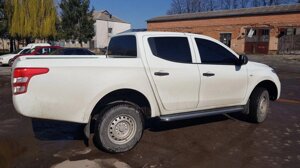 Бокові пороги Premium (2 шт., нерж. 42 для Mitsubishi L200 2015-2024 рр