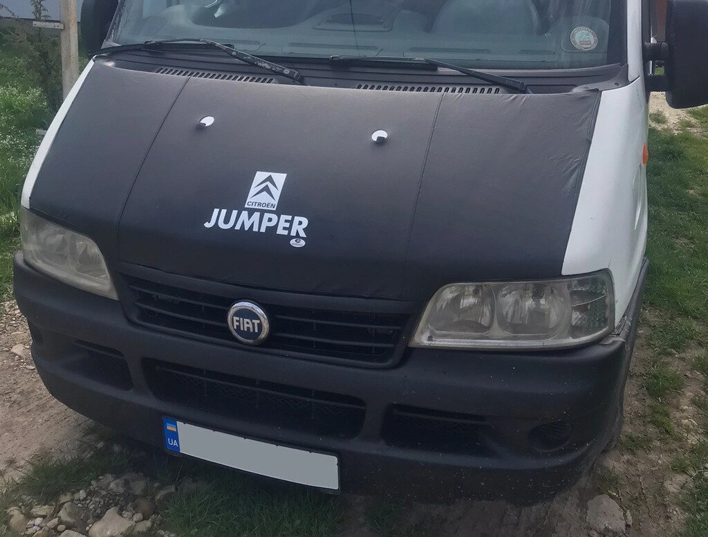 Чохол капота (напис Jumper) На повний капот, 1995-2001 для Fiat Ducato рр від компанії Digital Designs Ukraine - фото 1