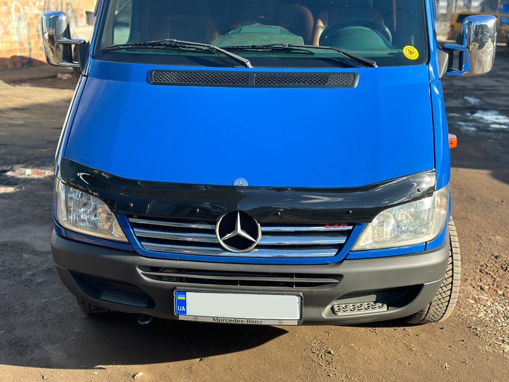 Дефлектор капота 2000-2006 (EuroCap) для Mercedes Sprinter W901-905 рр від компанії Digital Designs Ukraine - фото 1