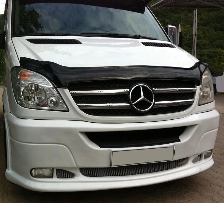 Дефлектор капота 2006-2013 (EuroCap) для Mercedes Sprinter W906 рр від компанії Digital Designs Ukraine - фото 1