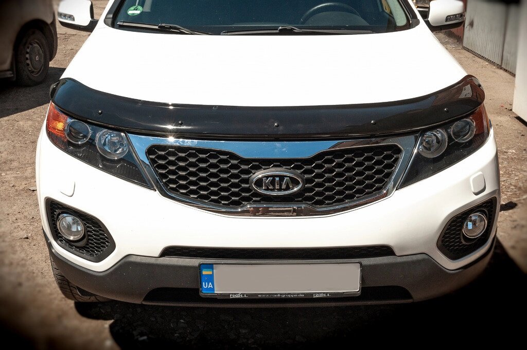 Дефлектор капота 2009-2012 (EuroCap) для Kia Sorento XM рр від компанії Digital Designs Ukraine - фото 1