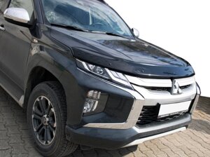 Дефлектор капота (2019-2024, EuroCap) для Mitsubishi L200 рр