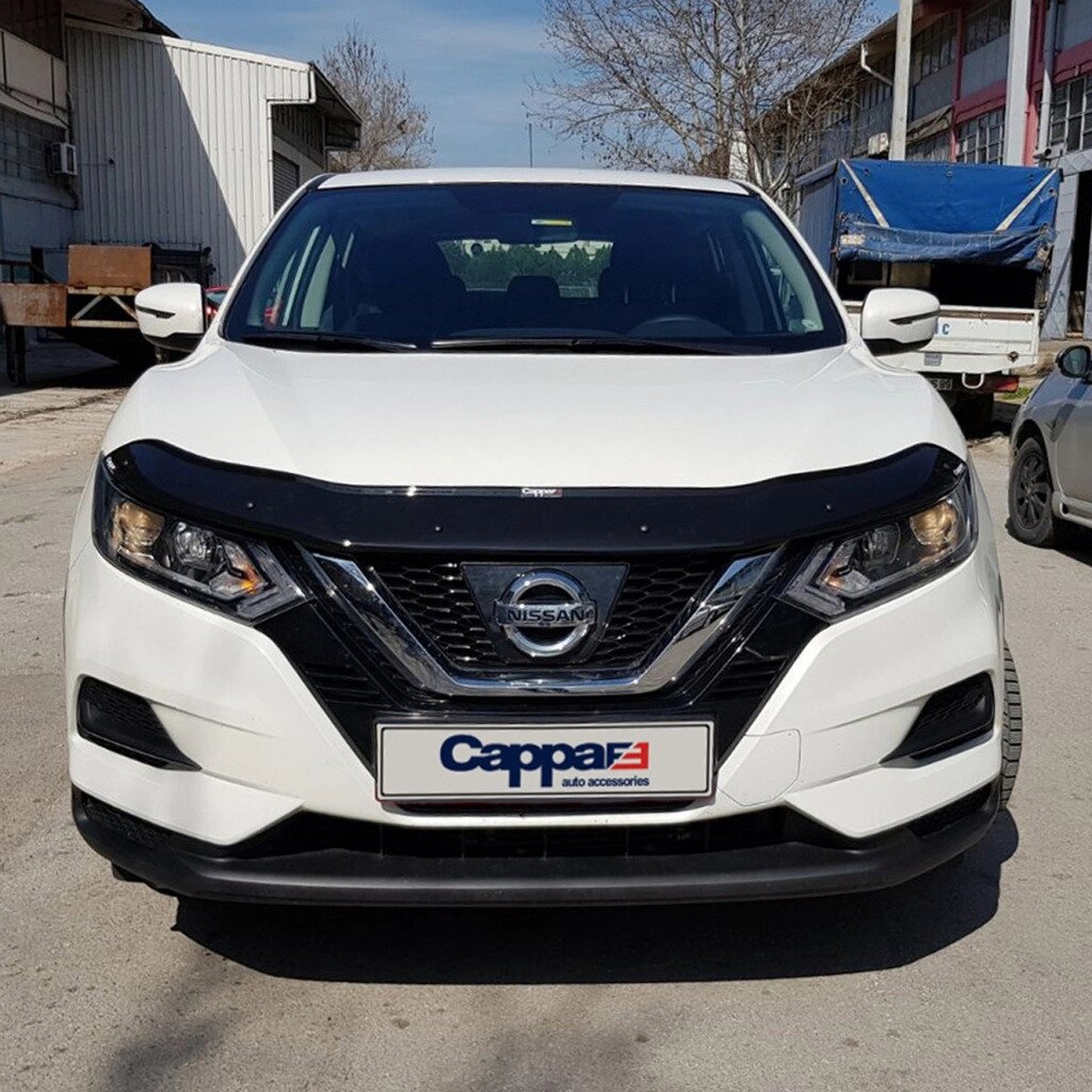 Дефлектор капота EuroCap (2017-2024) для Nissan Qashqai рр від компанії Digital Designs Ukraine - фото 1