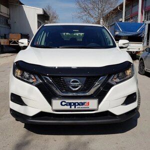 Дефлектор капота EuroCap (2017-2024) для Nissan Qashqai рр