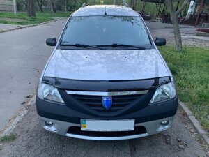 Дефлектор капота (EuroCap) для Dacia Logan I 2005-2008 рр