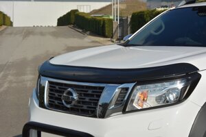 Дефлектор капоту (EuroCap) для Nissan Navara/NP300 2016-2024