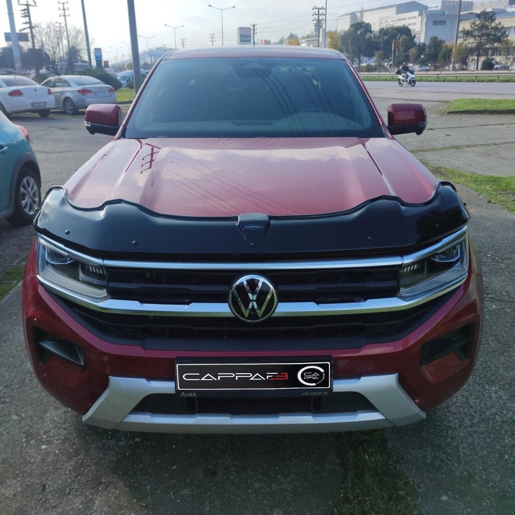 Дефлектор капота (EuroCap Dragon) для Volkswagen Amarok 2022-2024 від компанії Digital Designs Ukraine - фото 1