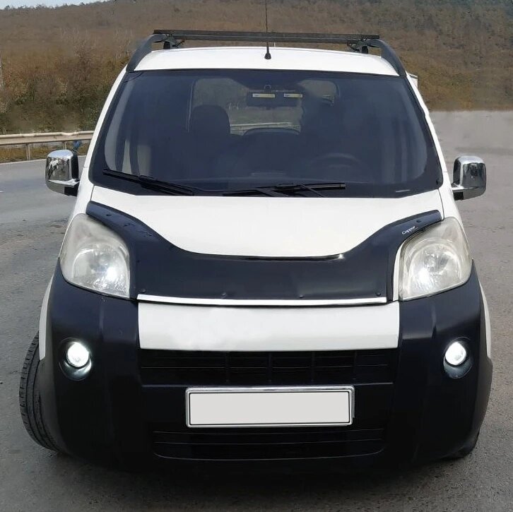 Дефлектор капоту (EuroCap) для Fiat Fiorino/Qubo 2008-2024 рр від компанії Digital Designs Ukraine - фото 1