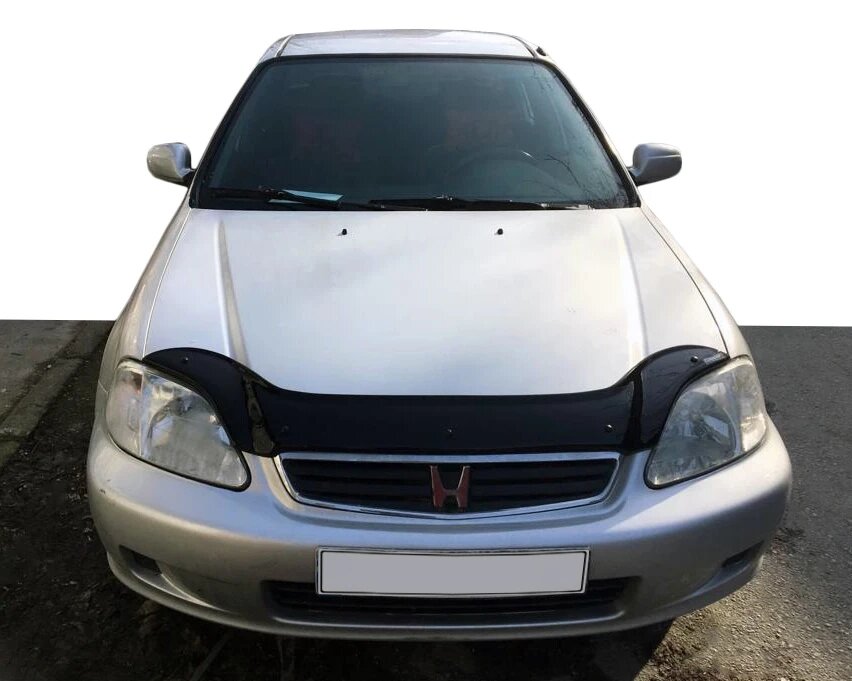 Дефлектор капоту (EuroCap) для Honda Civic 1995-2001 рр від компанії Digital Designs Ukraine - фото 1