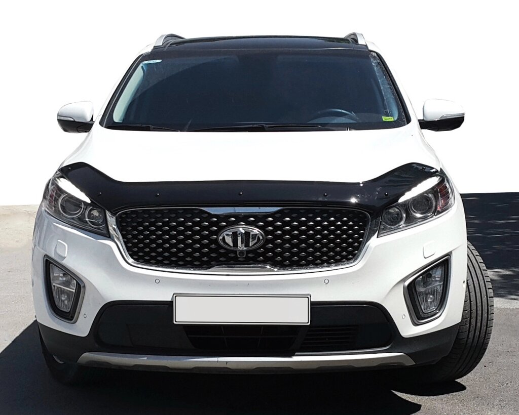 Дефлектор капоту (EuroCap) для Kia Sorento UM 2015-2020 рр від компанії Digital Designs Ukraine - фото 1