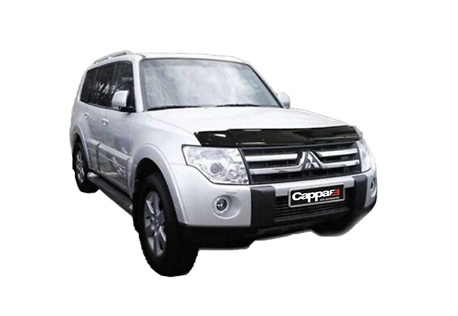 Дефлектор капоту (EuroCap) для Mitsubishi Pajero Wagon IV від компанії Digital Designs Ukraine - фото 1