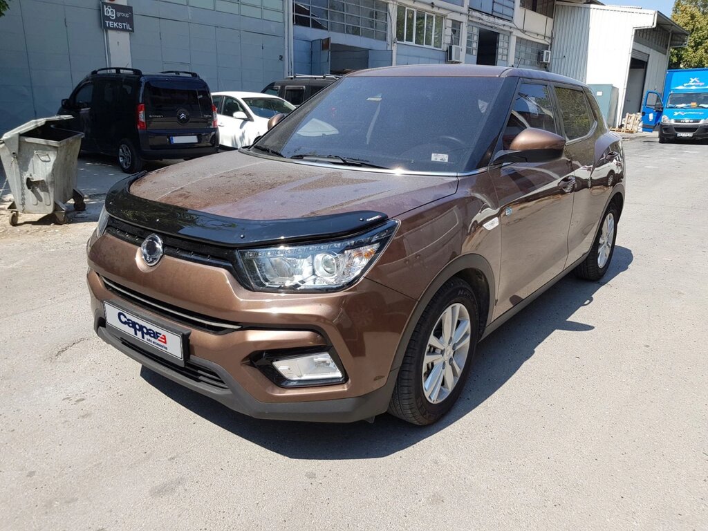 Дефлектор капоту (EuroCap) для SsangYong Tivoli від компанії Digital Designs Ukraine - фото 1